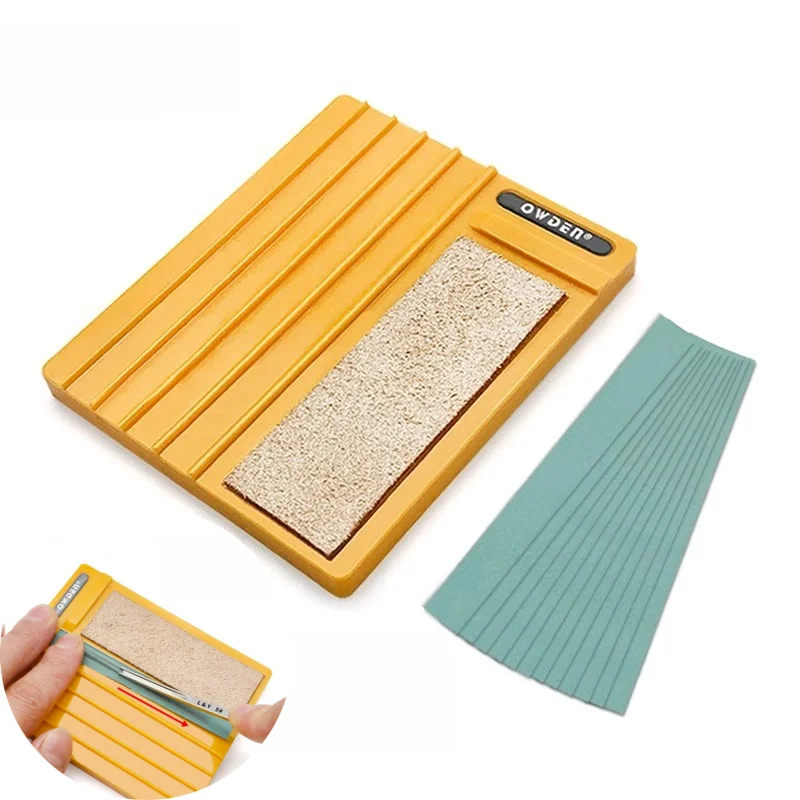 

Кожаная широкая лопата, шлифовальный край, обрезка посуды, острый шлифовальный инструмент для ремонта, специальный инструмент, ручной работы, кожаный инструмент, полировка