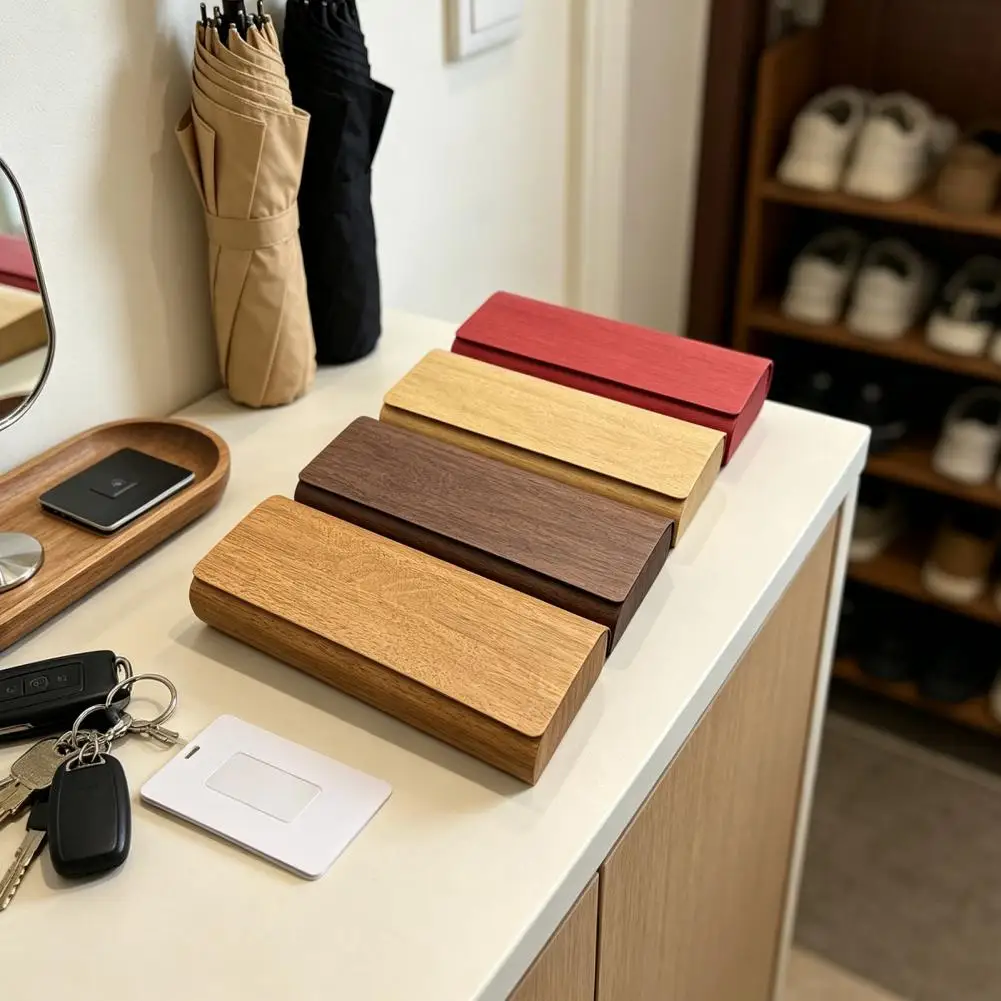 Magnetic Glasses Case Hard Eyeglass Case with Magnetic Closure Portable Protective Glasses Case for Men Women for Sunglasses