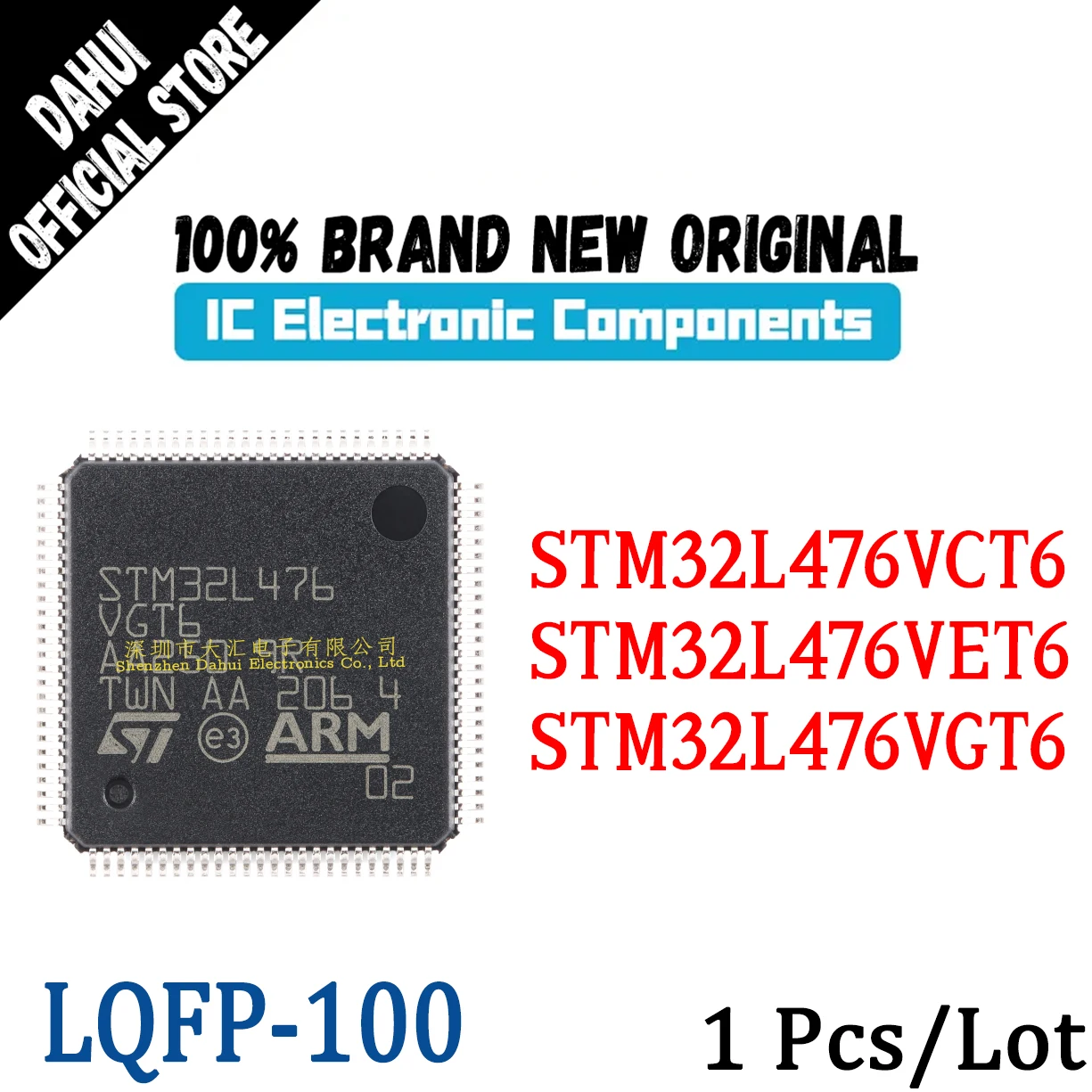 

STM32L476VCT6 STM32L476VET6 STM32L476VGT6 STM32L476 VCT6 VET6 VGT6 LQFP-100 Microcontroller chip ic new original