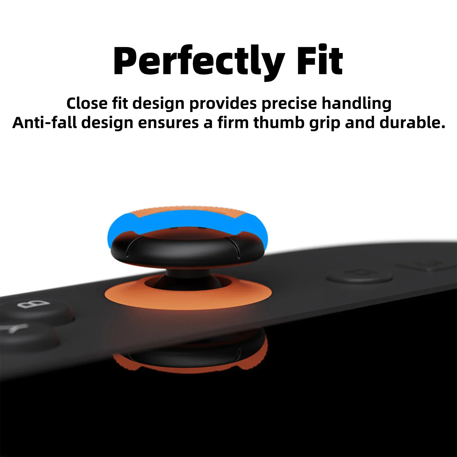 Joy-Con Thumb Grip Joystick Cap Silicone Height Thumbstick Cover for Nintendo Switch 2 2025 Game Accessories（6PCS）