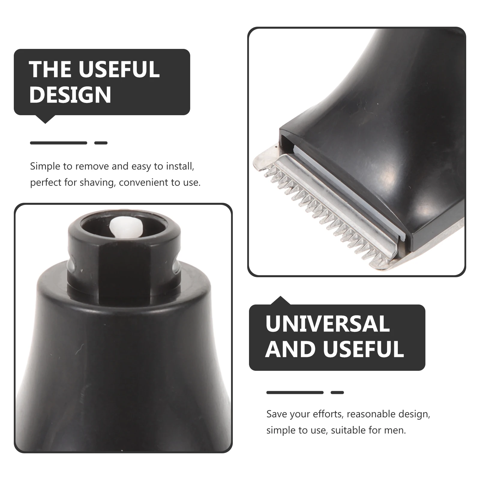

Hair Shaver Accessories Man for Men Electric Replacement Part Plastic Shavers with Replaceable Parts Head