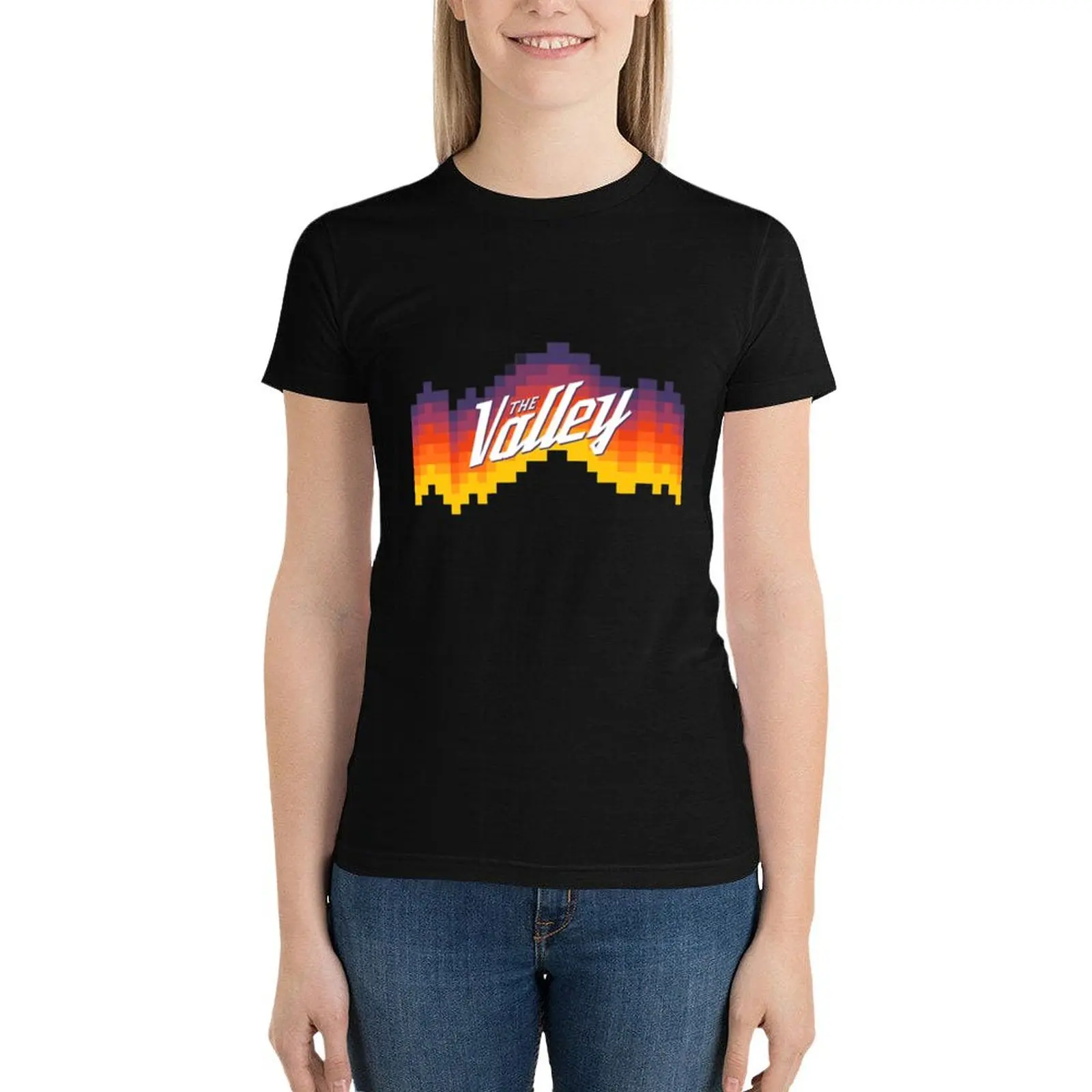 the valley suns T-Shirt Aesthetic clothing funny black t-shirts for Women