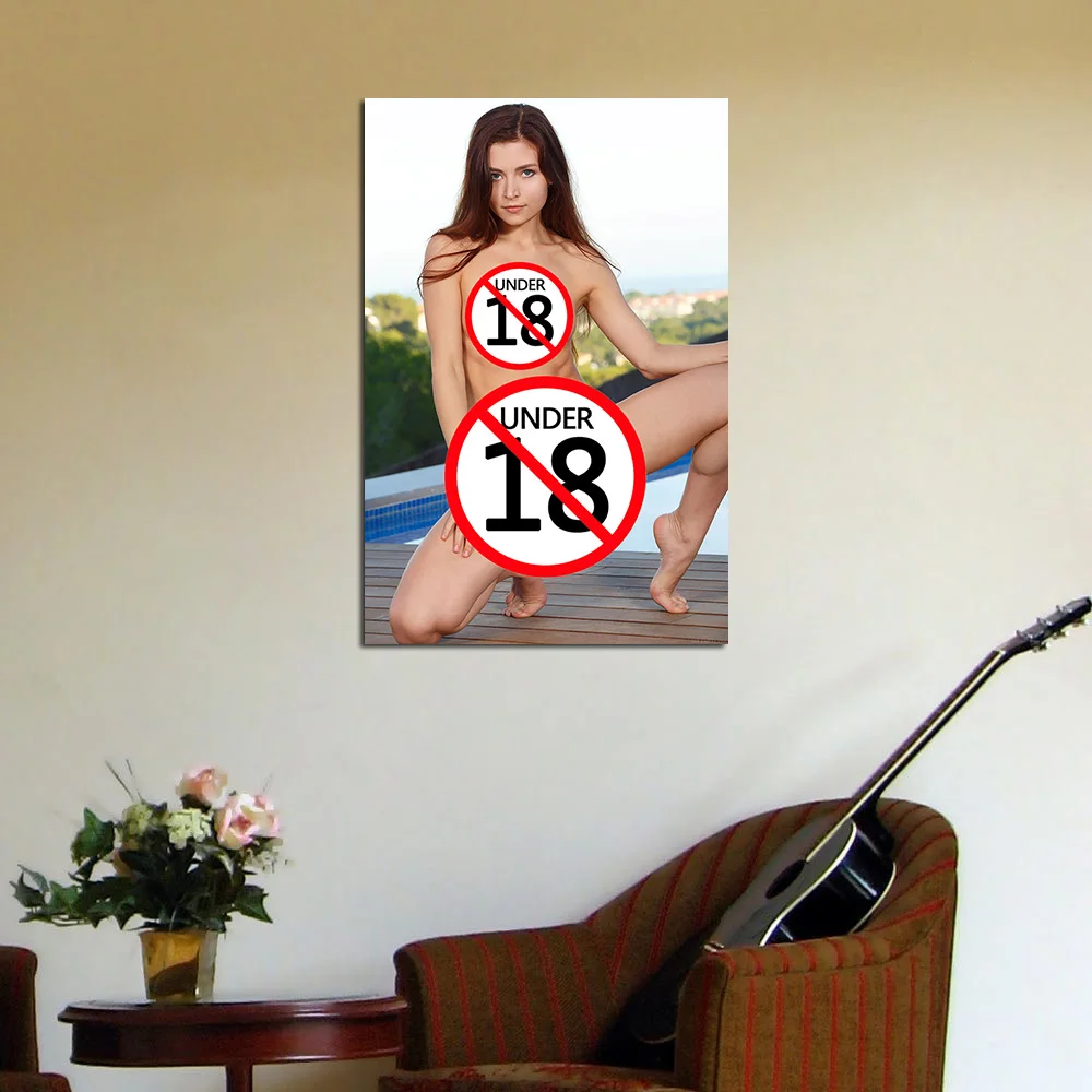 Sexy Young Beauty Pretty Girl Nude Model Photo Unframed Wall Art Paintings Canvas Prints Poster For Room Home Decor