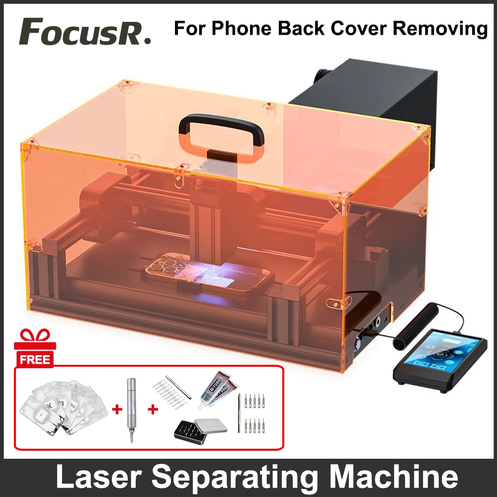 

Mobile Phone Back Glass Glue Remove Laser Separating Engraving Machine For iPhone 8 to 15ProMax Rear Housing Removal Repair Tool