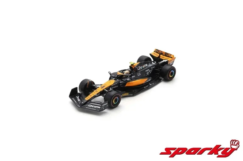 Spark 1:64 2023 F1 MCL60 #4 / #81 Las Wegas Diecast Model Car