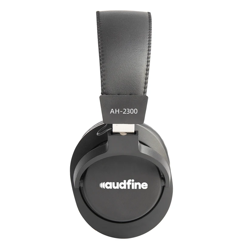 Audfine AH2300 Studio Monitor Over-Ear Headphones 50mm Neodymium Drivers Noise Cancelling HiFi Wired for Mixing DJ