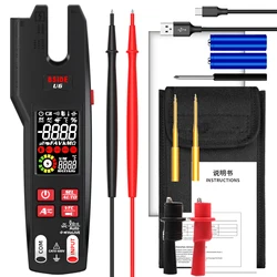 BSIDE Profesional Fork Meter 9999 Counts USB Charge Electrical Tester Clamp meter True RMS 600A Digital DC AC Clamp Meter NCV U6