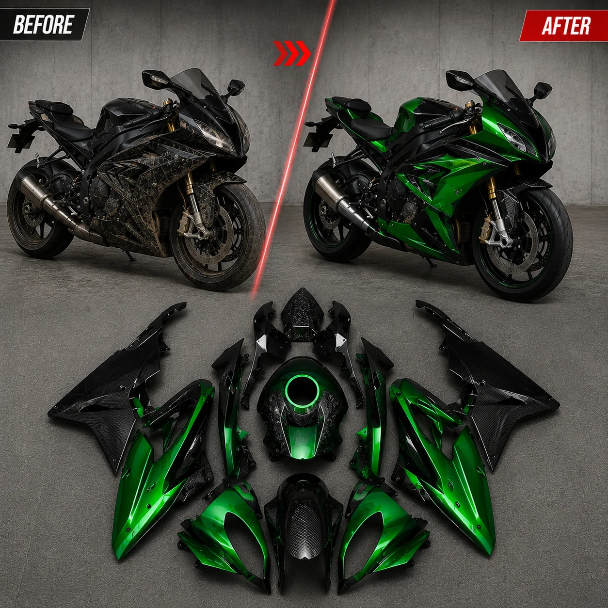 

For BMW S1000RR 2015-2016 Motorcycle Fairings S1000 RR 15 16 Racing Inspired Design Custom Painted Sportbike Aftermarket Set