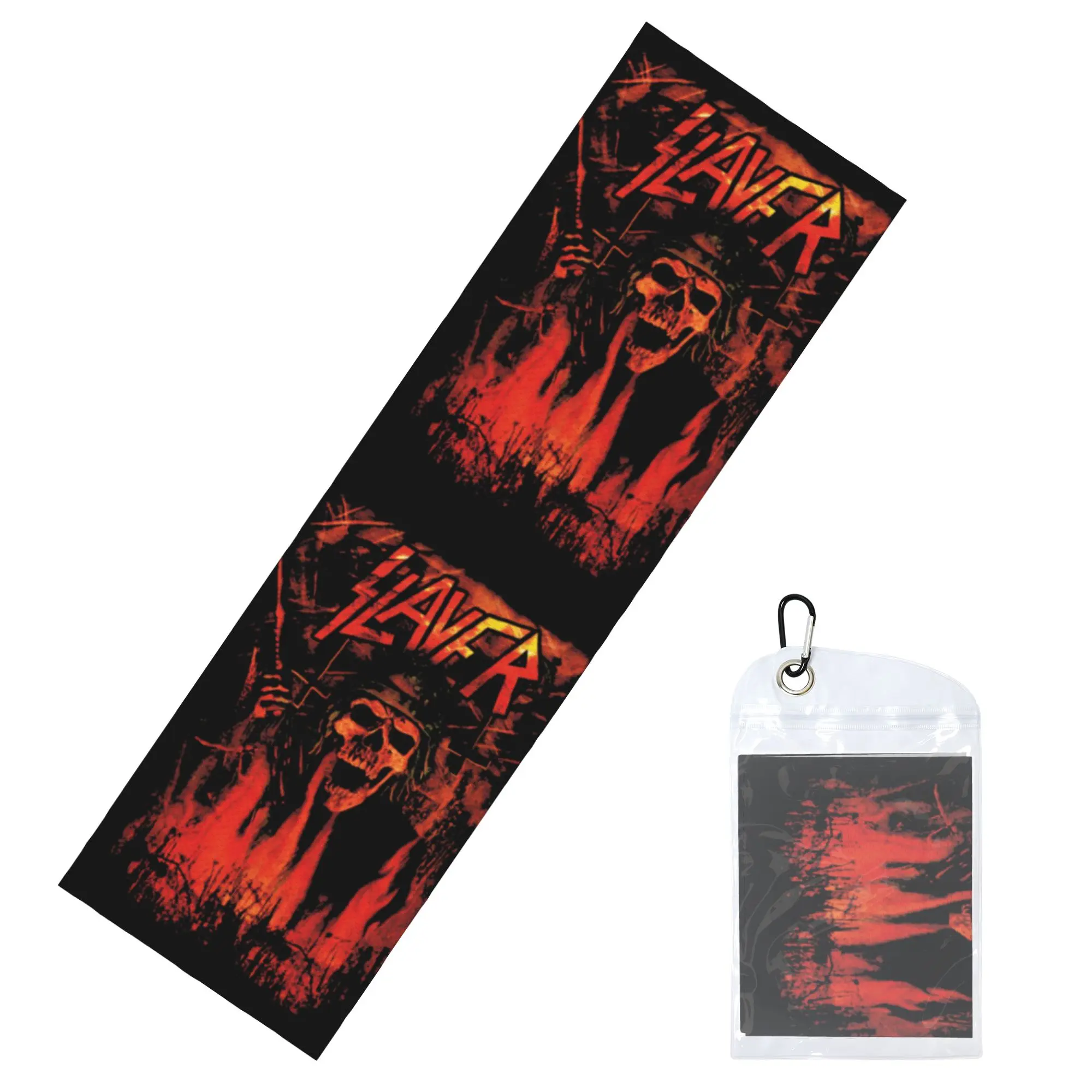 Cold Exercise Towel Slayers Thrash Metal Band Beach Sports Yoga Towel Swimming Camping Towel Refreshing Sports Scarf Face Towels