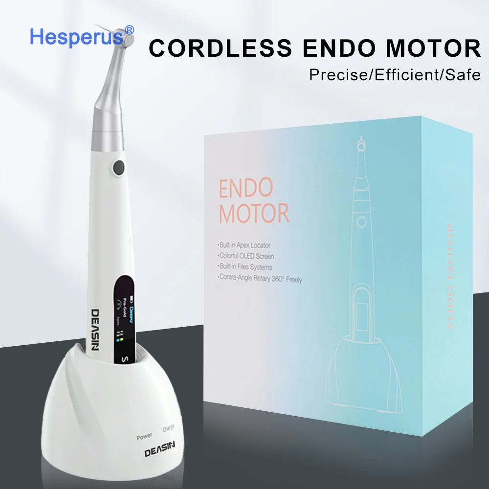 2 in 1 Dental Wireless Endo Motor Built-in Vertex Positioner Oral Treatment Equipment Accessories Pulp Rotating Root Canal