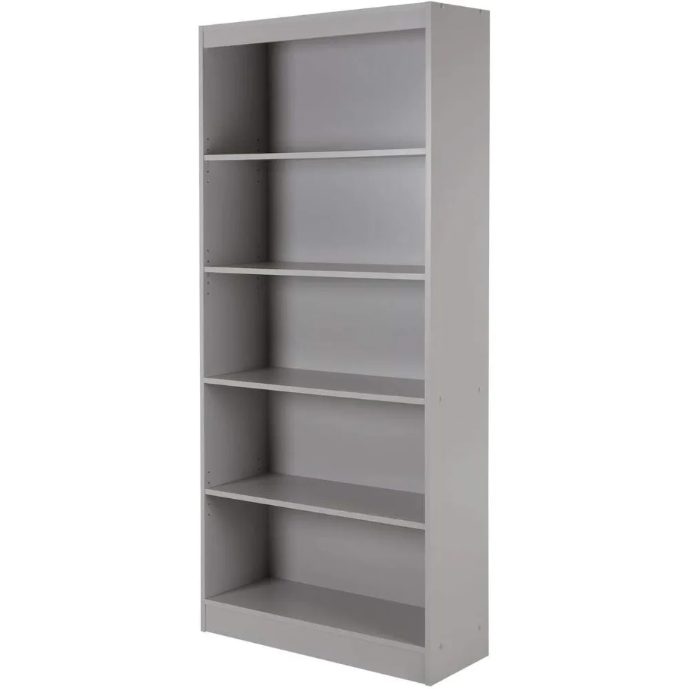 Axess 5-Shelf Bookcase - Black