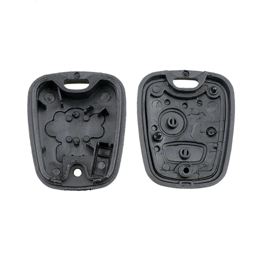 Car 2-Button Key Shell Remote Control Key Shell With Key Embryo For 106 107 206 207 306 307 406 407-T61C