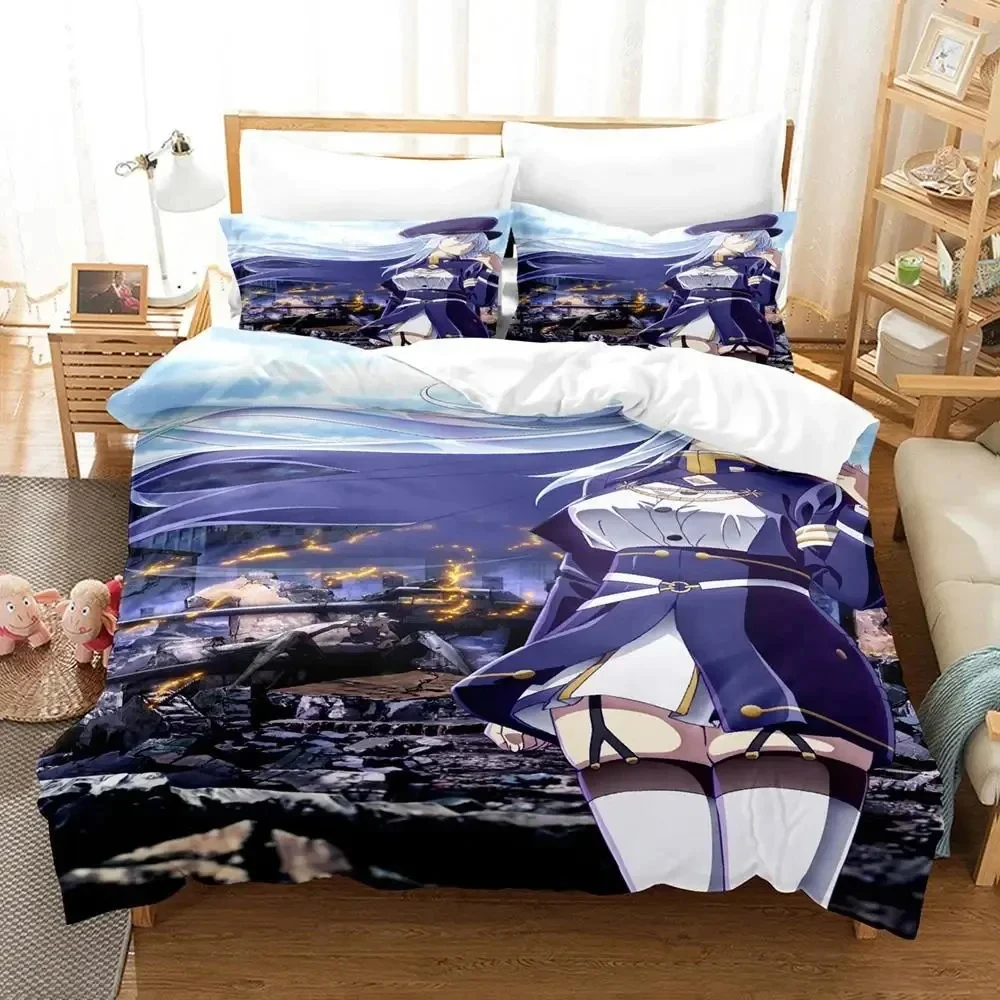 Anime 86 Eighty Six Bedding Set,Duvet Cover Comforter Bed Set Quilt Cover Pillowcase,King Queen Twin Size Boys Girls Adults