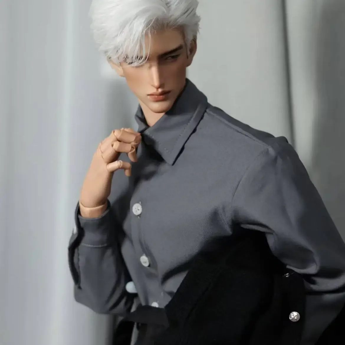 1/3 Doll's Clothes Shirt Fit To 75cm, 77cm Male Bjd Doll Dress Up Girl Toys Play House Fashion Doll Accessories, No Tie, No Doll