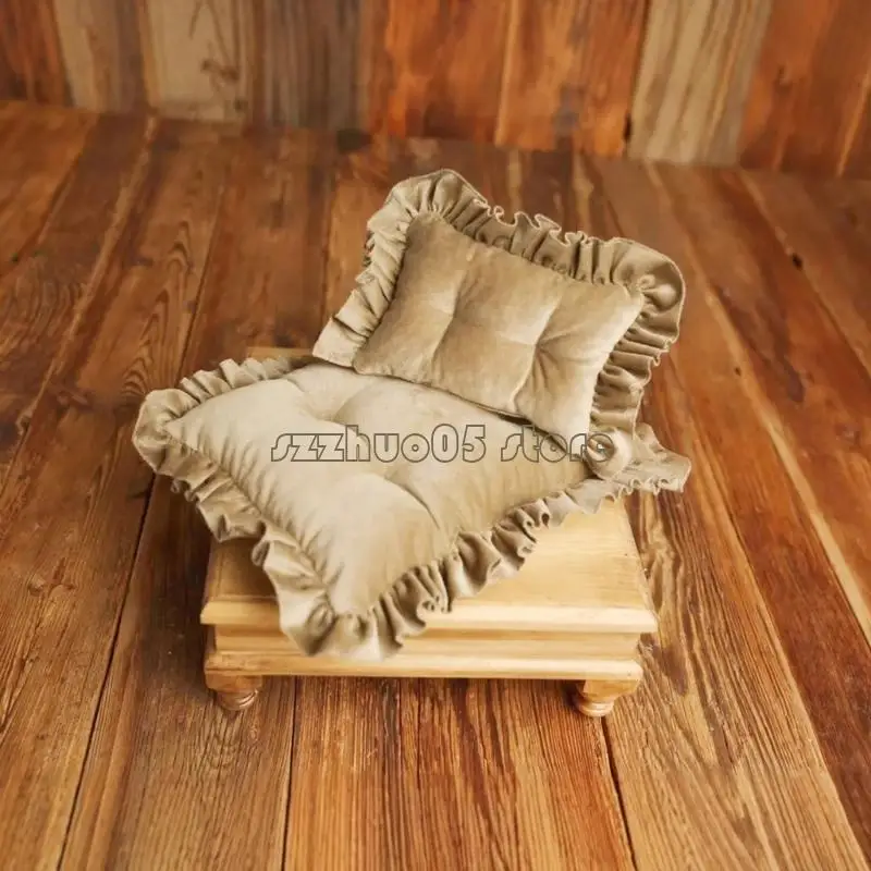 مجموعة إكسسوارات صور الأطفال القابلة لإعادة الاستخدام M3GE مكونة من قطعتين وسادة مرتبة قطنية متعددة الألوان