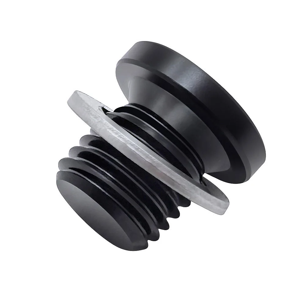 Aluminum Universal M12*1.5 Threaded Hex Socket Plug with Gasket Seal Car Accessories