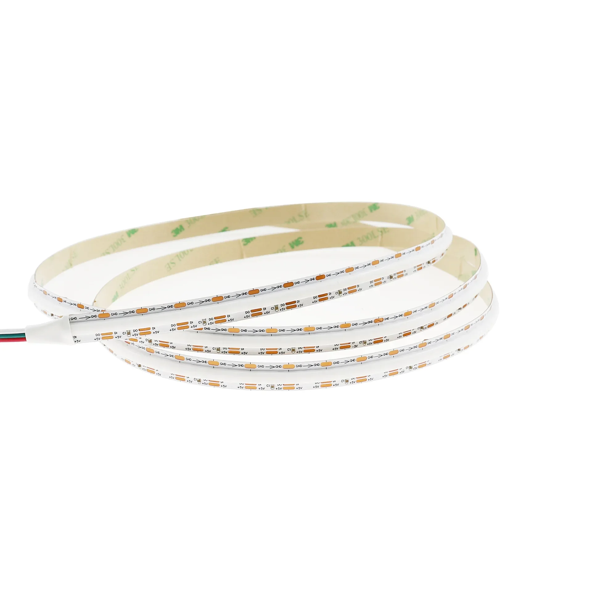 أضواء المنزل الذكي عداء المياه Cob 24 فولت IP20 420 المصابيح/م Led Rgb شرائط مصباح مقاوم للماء Cob Rgb Led قطاع الضوء