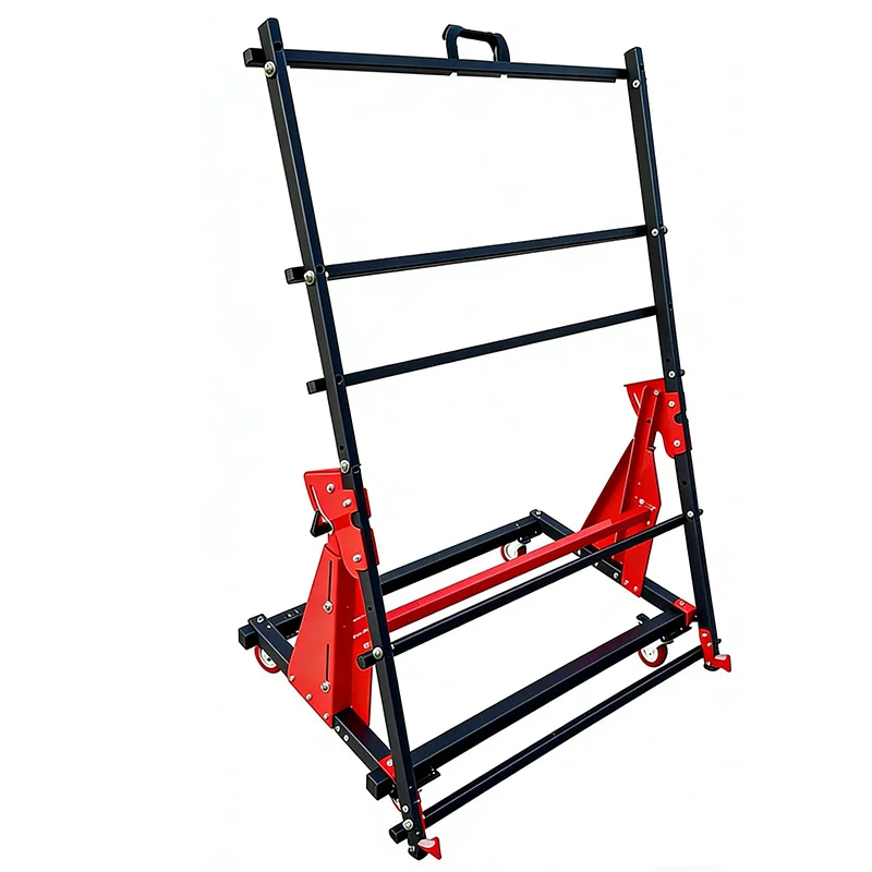 

Portable Woodworking Transport Tools Folding Trolley for Heavy‑Duty Conveying Sheet Metal for Worker Good Handling