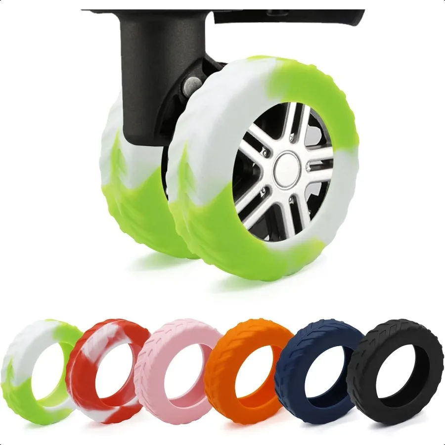 

Lage Compartment Wheel Protection Cover Upgraded 8Pack Anti Dust Scratch Noise Reduction Carry On Travel Suitcase Wheel Protect