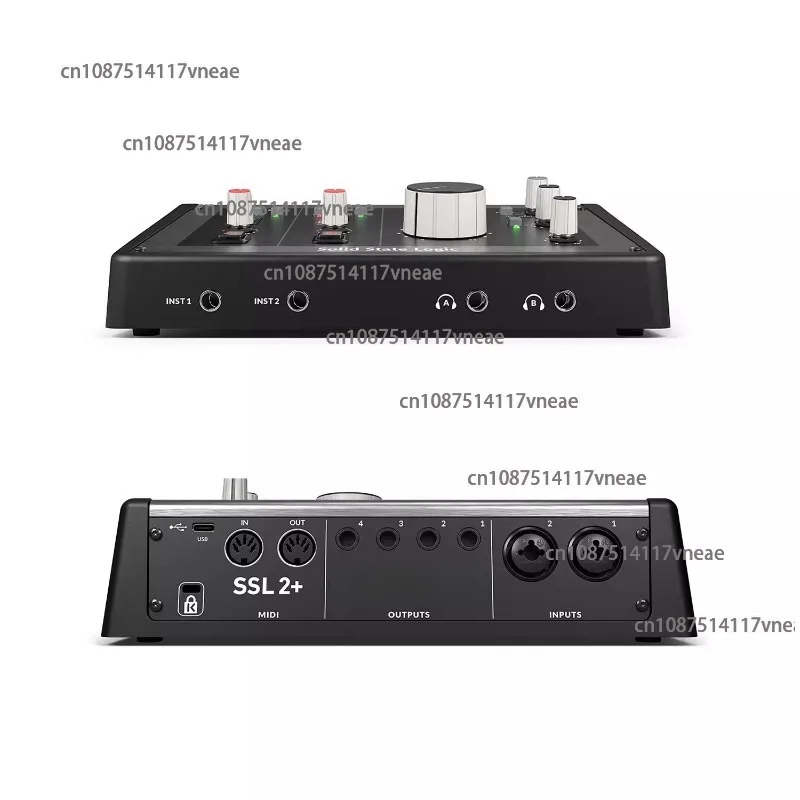SSL2 MKII 2-in/2-out USB Stereo Audio Interface with 32-Bit 192 KHz Converters and Balanced Monitor Outs for Musicians