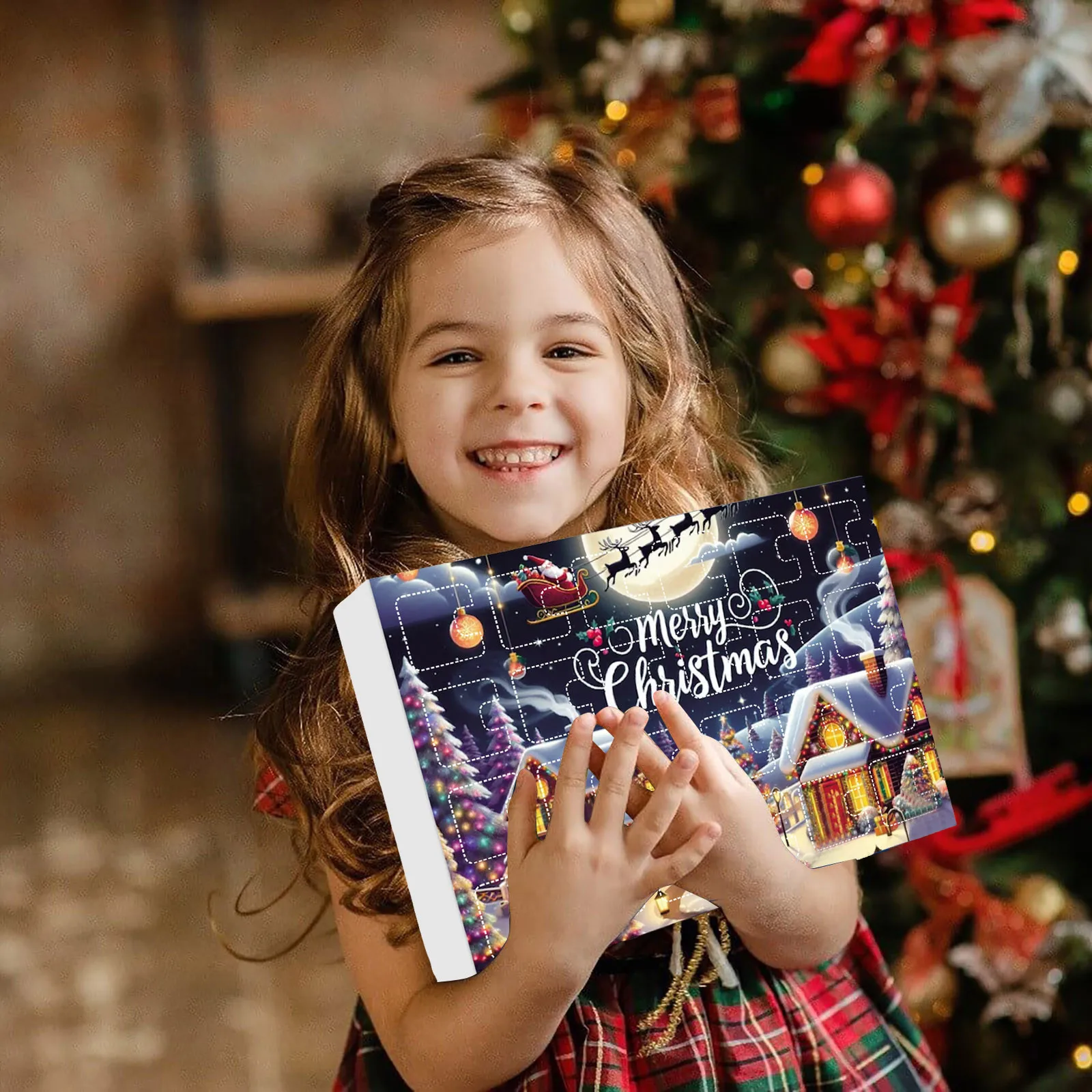 Timer da cucina a carica senza batterie Gnomo di Natale Conto alla rovescia di 24 giorni Calendario dell'Avvento Scatola Temporizzatori visivi natalizi per bambini Sabbia
