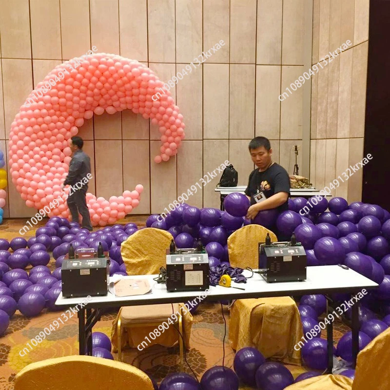 Birthday party balloon decoration timed quantitative electric balloon inflator, inflator, pump