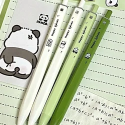 4/1pcs Cute Cartoon Panda Ballpoint Pen Creative Love Press 0.5mm Black Refill Gel Pen Student School Office Supplies Stationery