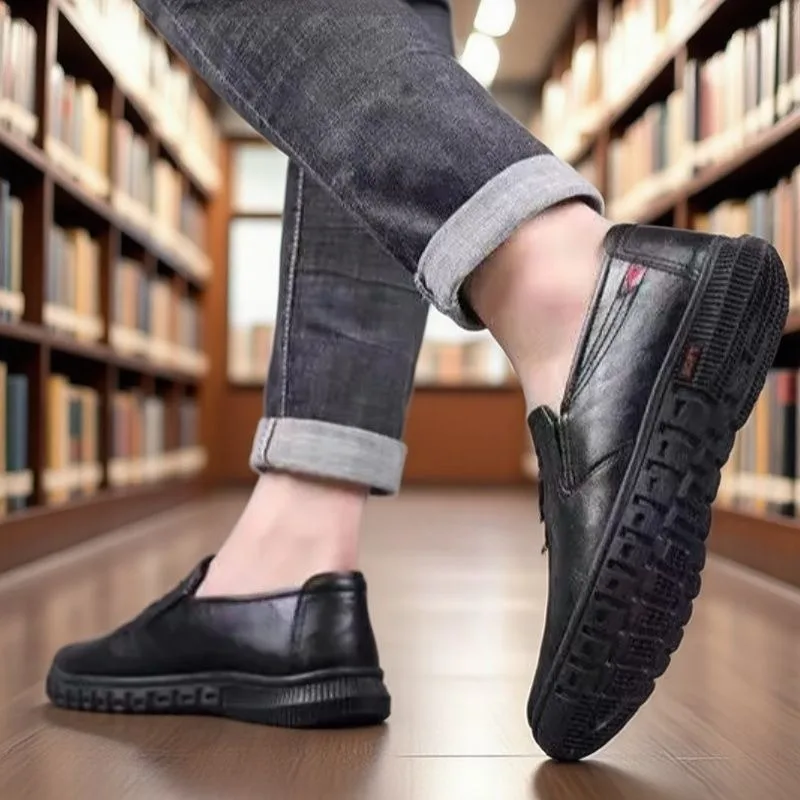 

Повседневная деловая обувь, модная классика, обувь Doudou с ленивой педалью, качественные повседневные деловые лоферы