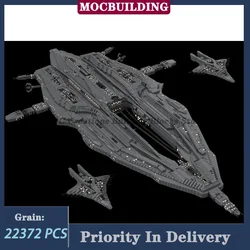 MOC Space Movie Wraith Hive Ship Model Building Blocks Fighter Flight Ship Collection Toys Gifts