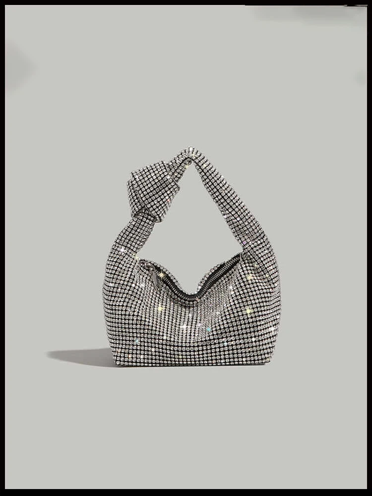 

Luxury Designer Diamond Women's Handbags New High-end Elegant Shiny Party Banquet Bags Fashion All-matched Commute Clutch Bags