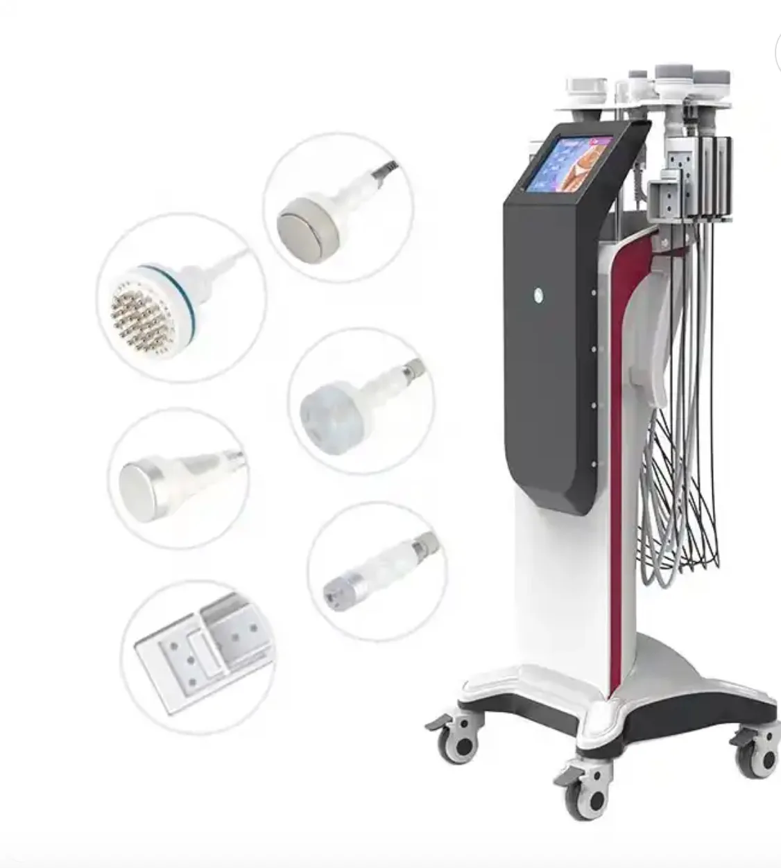 6 Handles 40K Ultrasound Cavitation Vacuum Skin Lifting RF DDS Magnetic Vibration Therapy Body Slimming Machine