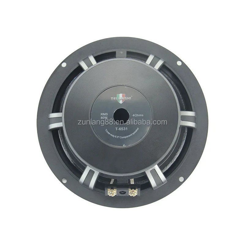 Car Sound Component Subwoofer Speaker 6.5 Inch Crossover 2 