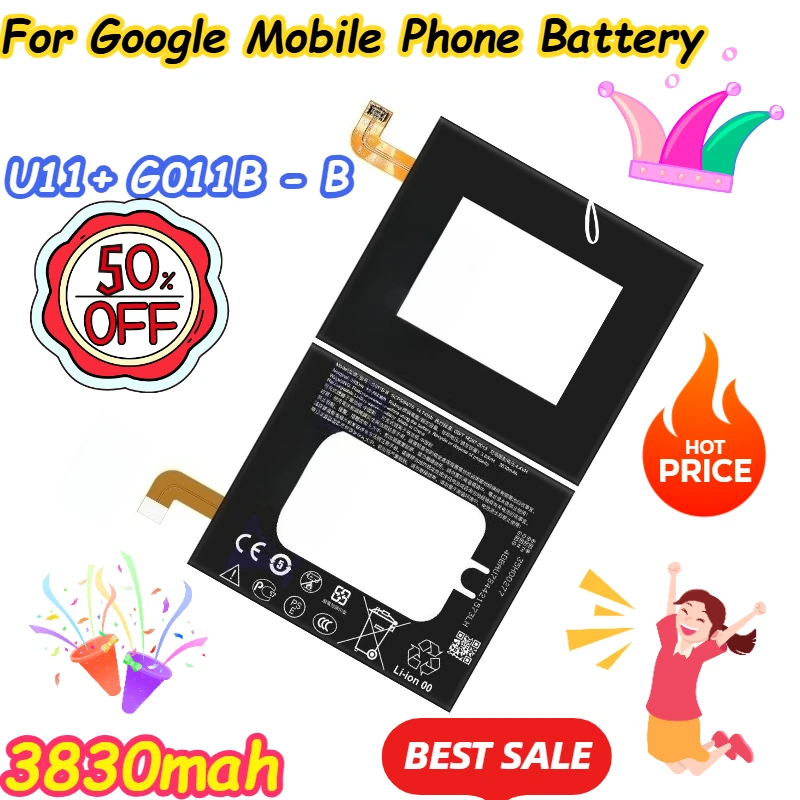 

3830 мАч для аккумулятора мобильного телефона Google U11+ G011B-B