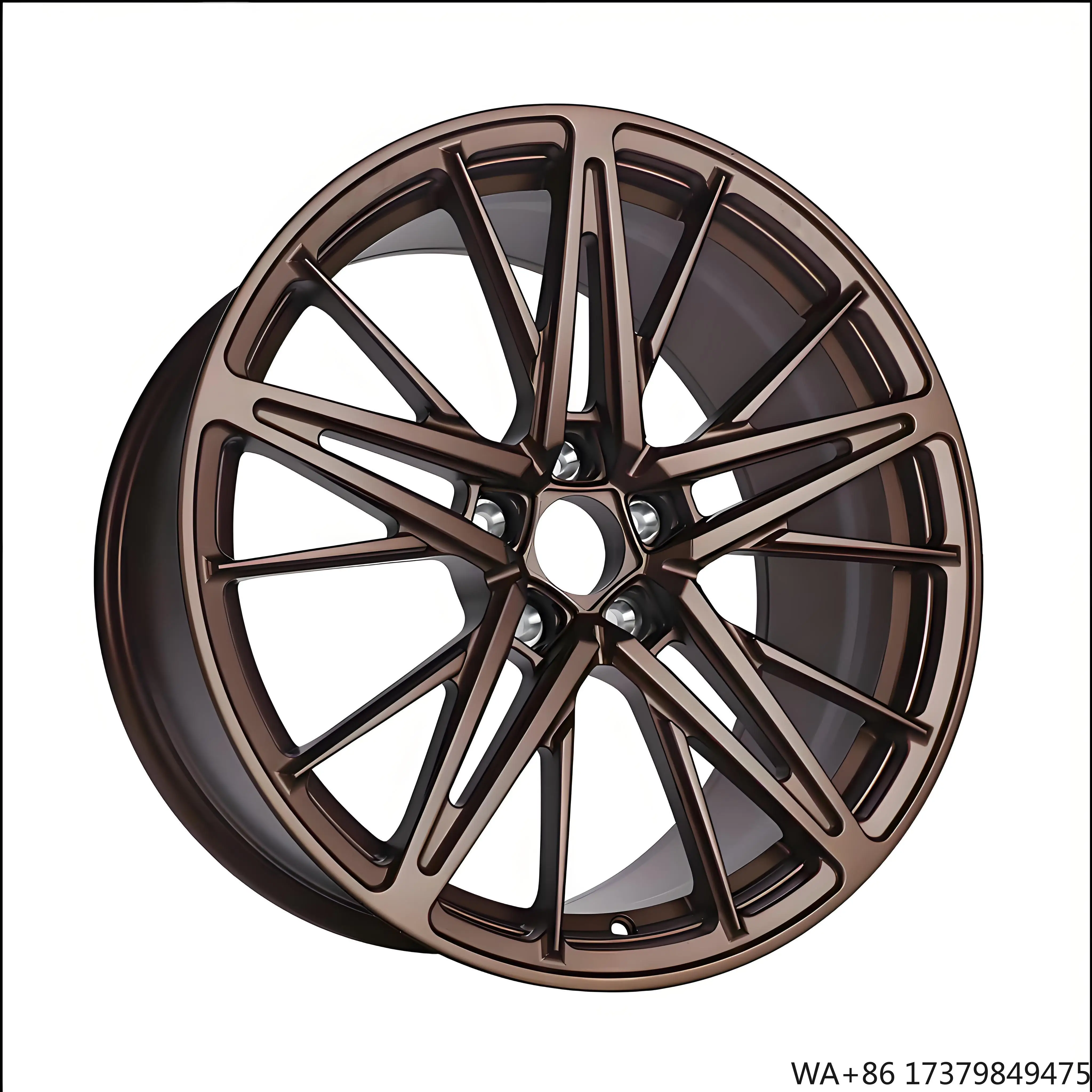 

Custom Forged Gold Multi-Frame 5x120 Aluminum Alloy Wheel 35/40/25mm ET with 100mm for Tesla for Ford for Toyota New Condition