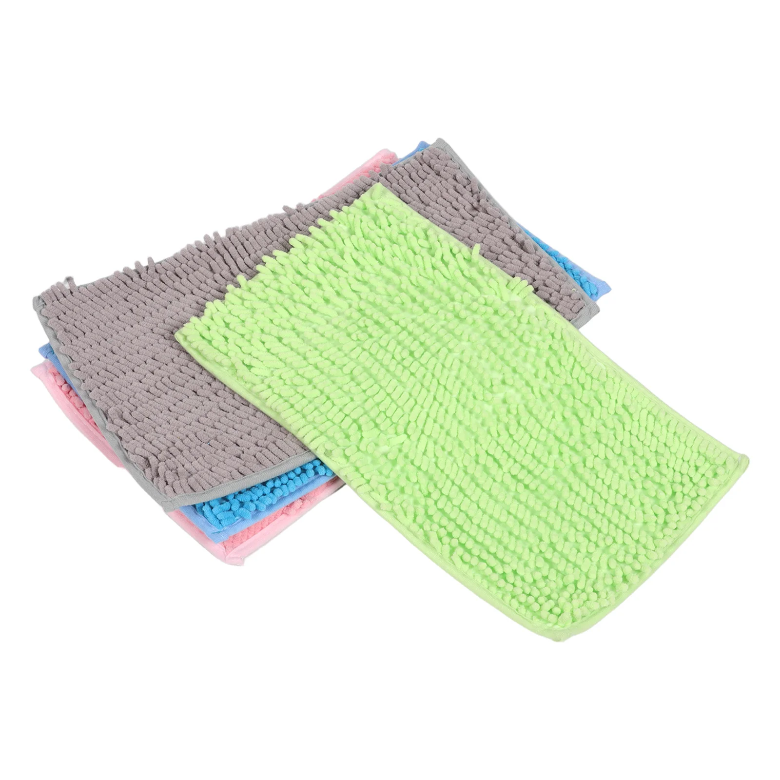 

4Pcs Small Animal Blanket Washable Reusable Chenille Cage Pad 19x11 Inch Non-Slip Soft Warm Bedding for Guinea Pig Rabbit