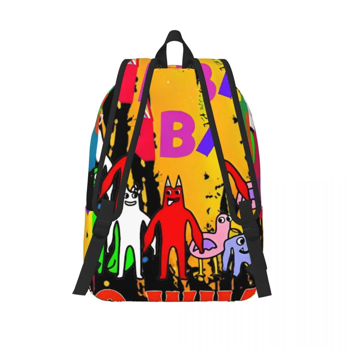 Garten Of Banban Characters Colorful para adolescentes, mochila escolar para estudiantes, mochila de lona ligera para escuela secundaria primaria