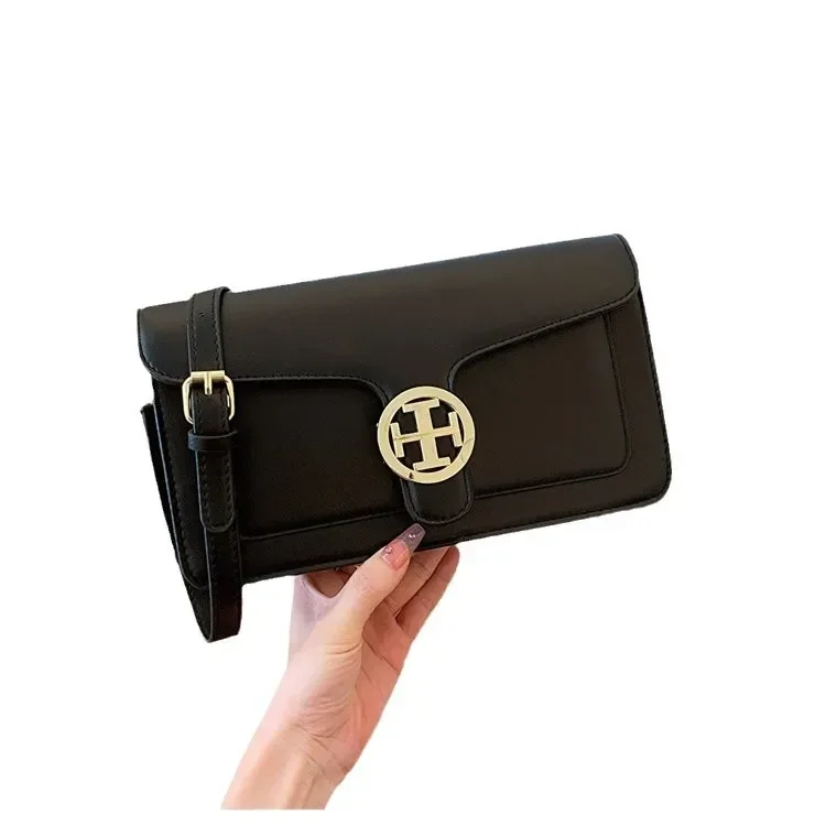 Bolso cuadrado de color brillante 2025 para mujer, bolso de hombro con solapa de cuero vegano, bandolera para el trabajo y el fin de semana