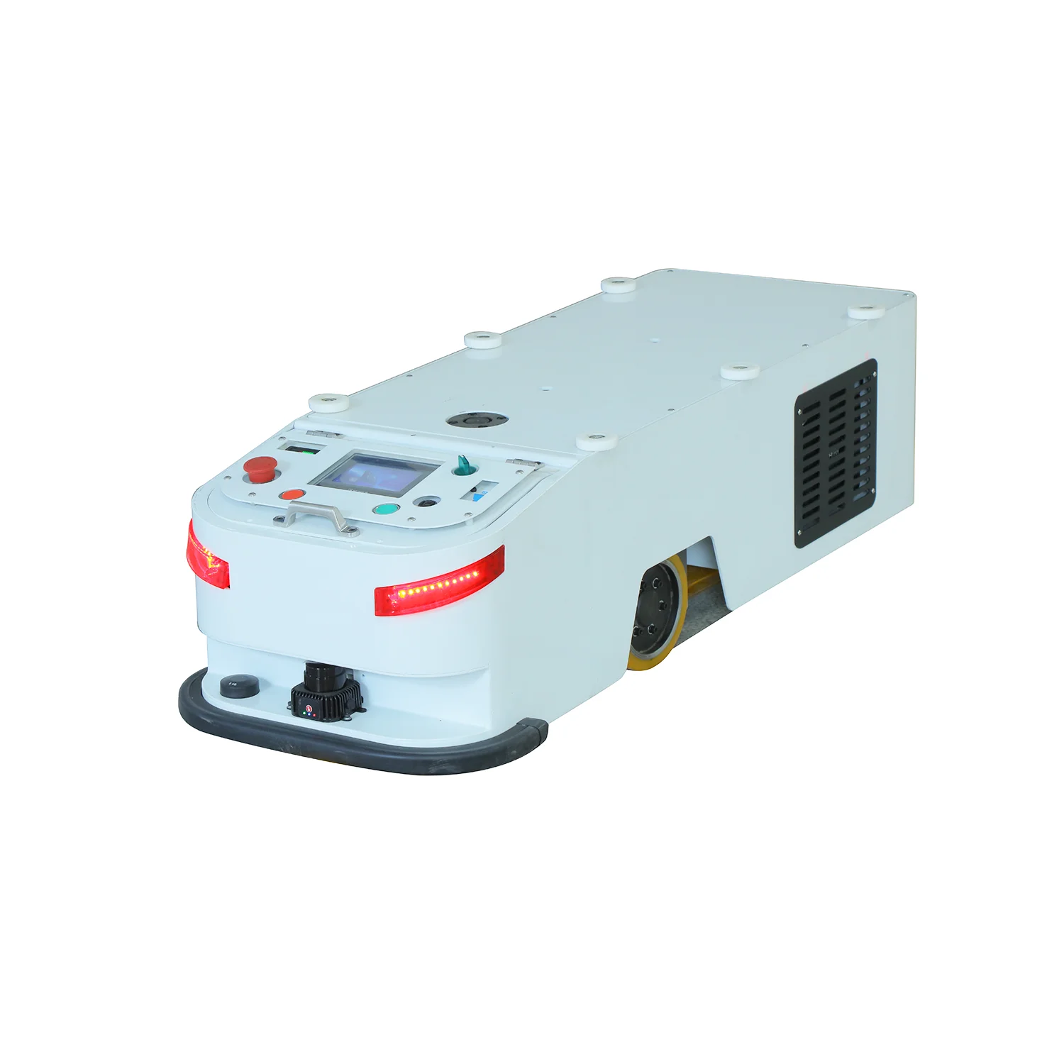 agv automated guided vehicle robot price drive with Magnetic navigation for Warehouse management