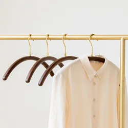 Vintage Clothes Hanger Half-Round Design Wood Hangers Dress Shirt Coat Display Hanging Rack Wardrobe Clothing Storage Organizer