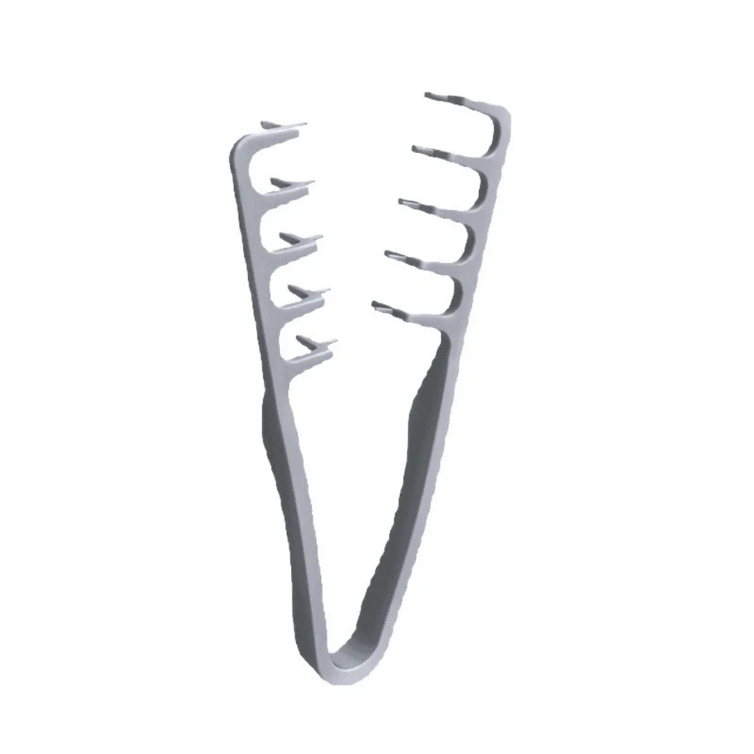 Conjunto de Pentes para Estilização Masculina, Material Plástico, Portátil e de Fácil Armazenamento, Para Definir Volume de Cabelo, Uso em Viagens, Escritório e Dormitórios