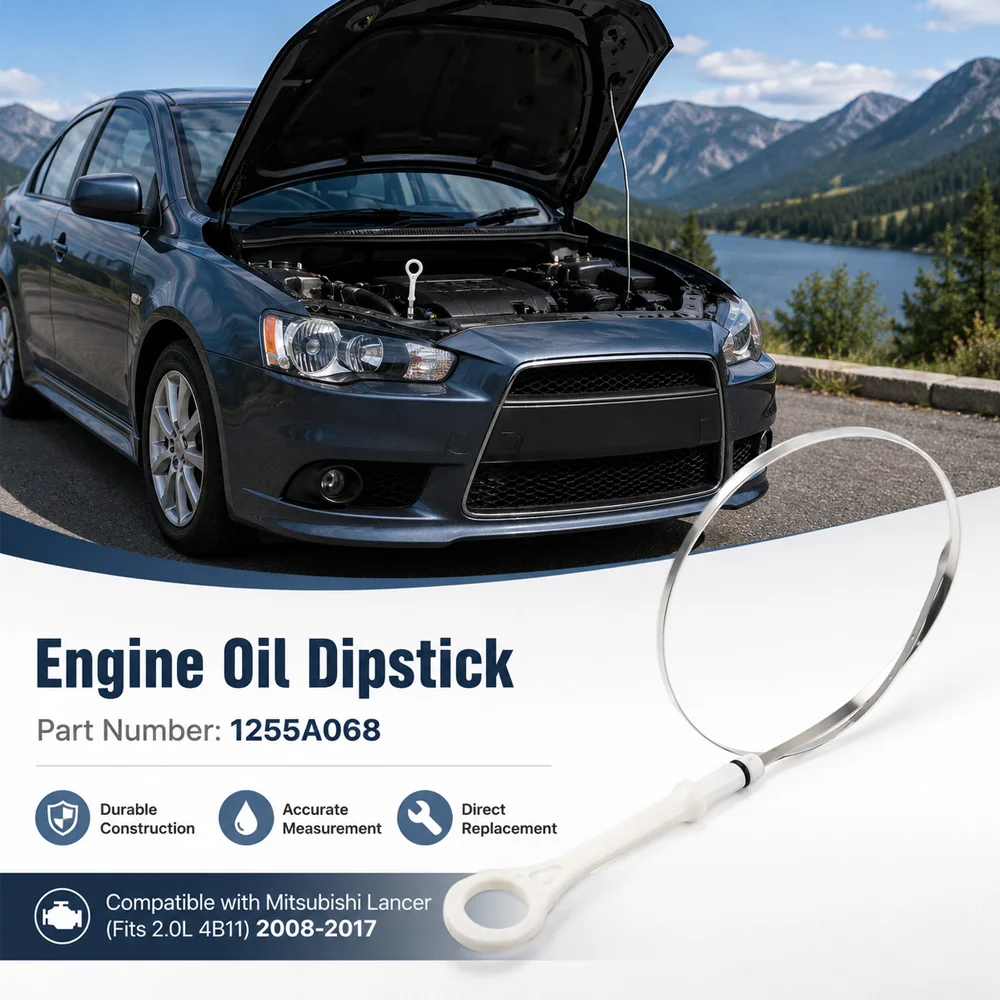 For Mitsubishi Lancer Outlander ASX RVR Delica Eclipse Galant Fortis Engine Oil Fluid Dipstick Oil Level Gauge 1255A068