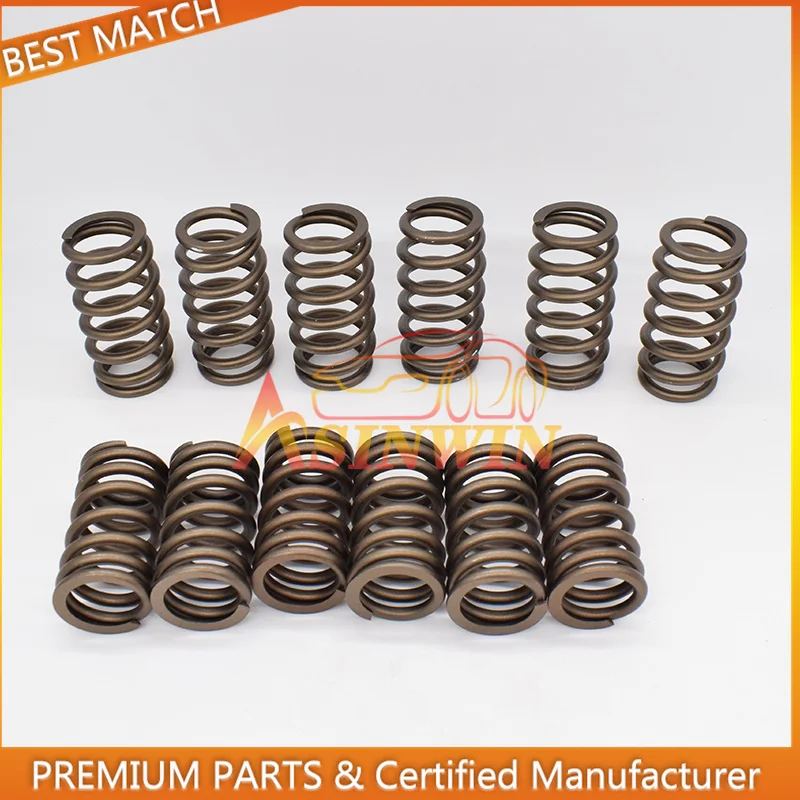 

3916691 12Pcs Car High RPM Valve Springs Fit for Cummins 6BT 5.9L 2500 3500 Engine 1998 1997 1996 1995 1994 1993 1992 1991-1989