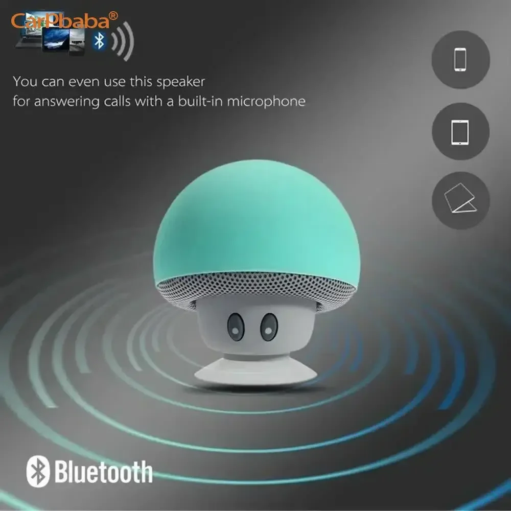 CARPBABA MR02 draagbare Bluetooth-luidspreker Krachtige zuignap Ingebouwde microfoon Bluetooth-luidspreker voor telefoondoucheverbinding