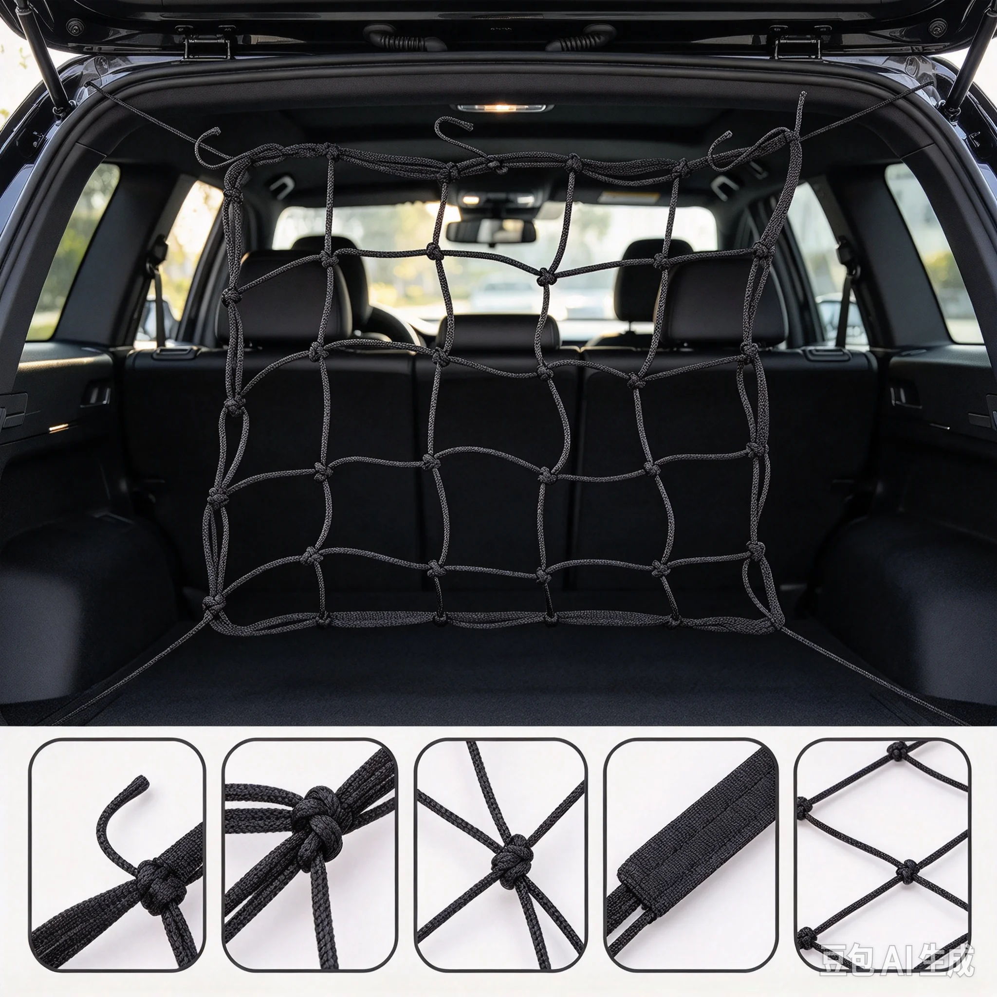 Motorcycle Bag Tank Mesh Large Network Decorative Network Net Luggage Net Bag