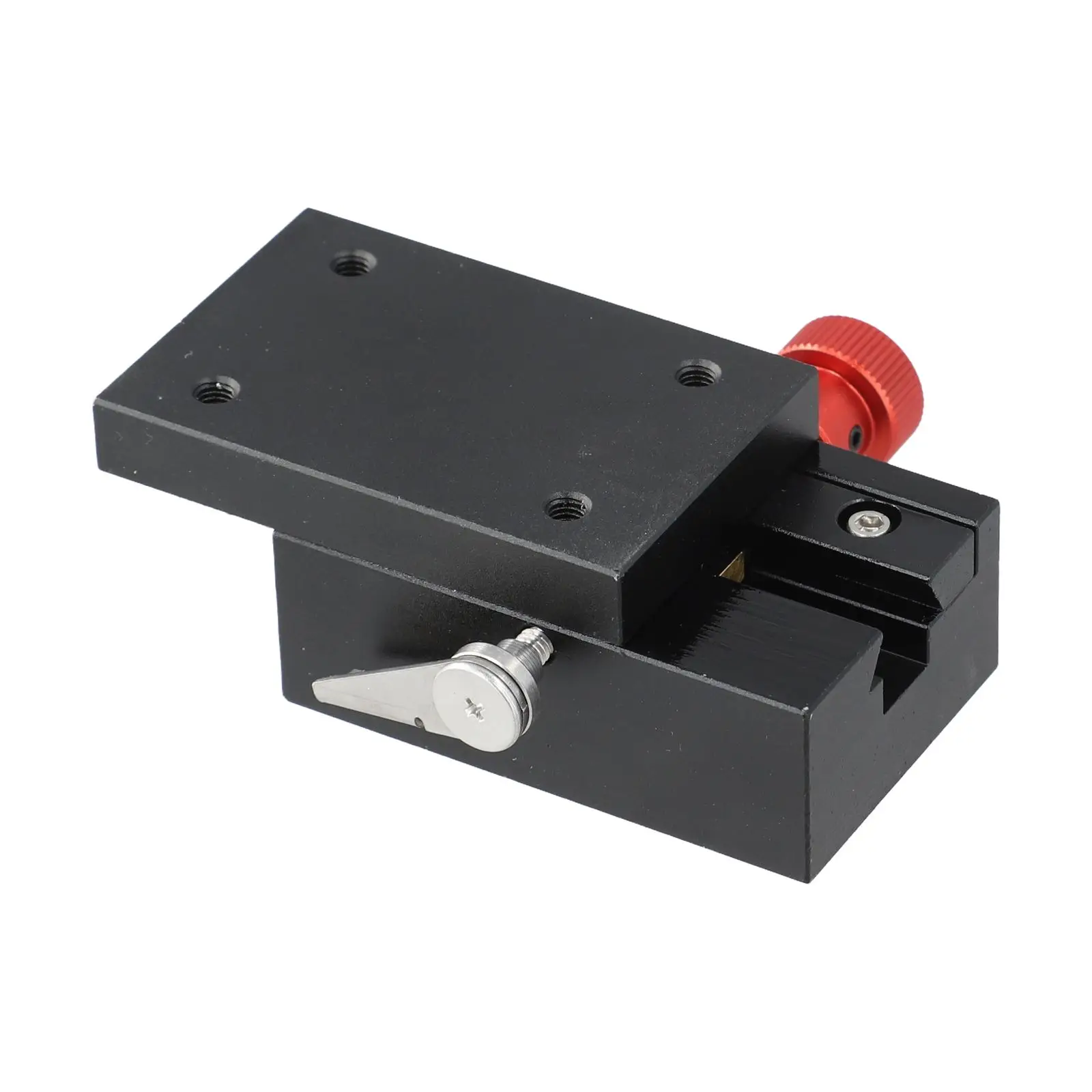 (Approx.) 60*38*28mm Linear Translation Stage Precision Motion Controller Aluminum Alloy Material Black Anodized Finish