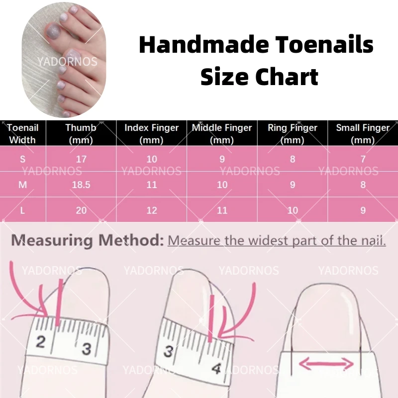 Y2K Girls Handmade Fake Toenails Black Wearable Press on Nails Star Design Summer Women Foot Decor False Nails DIY Manicure