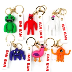 2024 New Garten of banban Cartoon Keychain Figure Toys Cute Dolls Ornament Pendant Bag  Car Key Chains For Girl Boy Birthday Gif