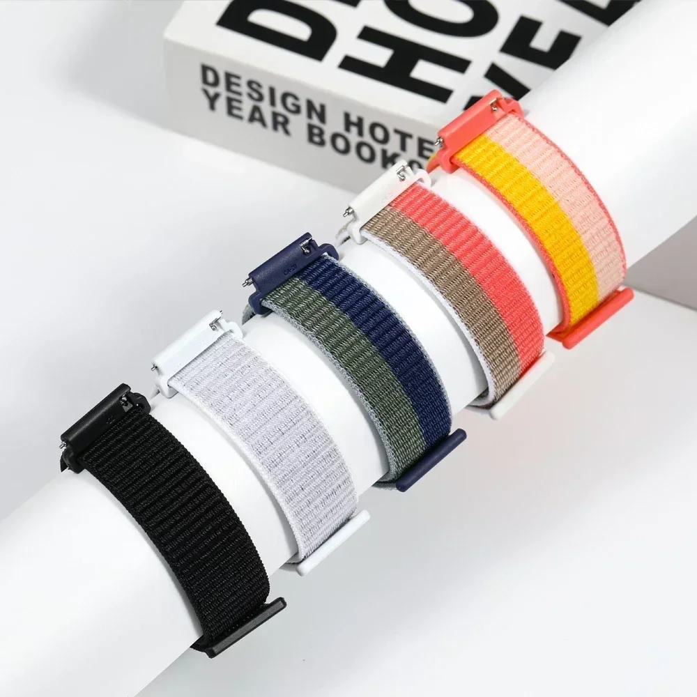 20 22mm Sport Nylon Strap For SUUNTO 3 9 PEAK PRO/5 PEAK Wristband For SUUNTO RACE S/OCEAN/VERTICAL SmartWatch Band Correa Loop