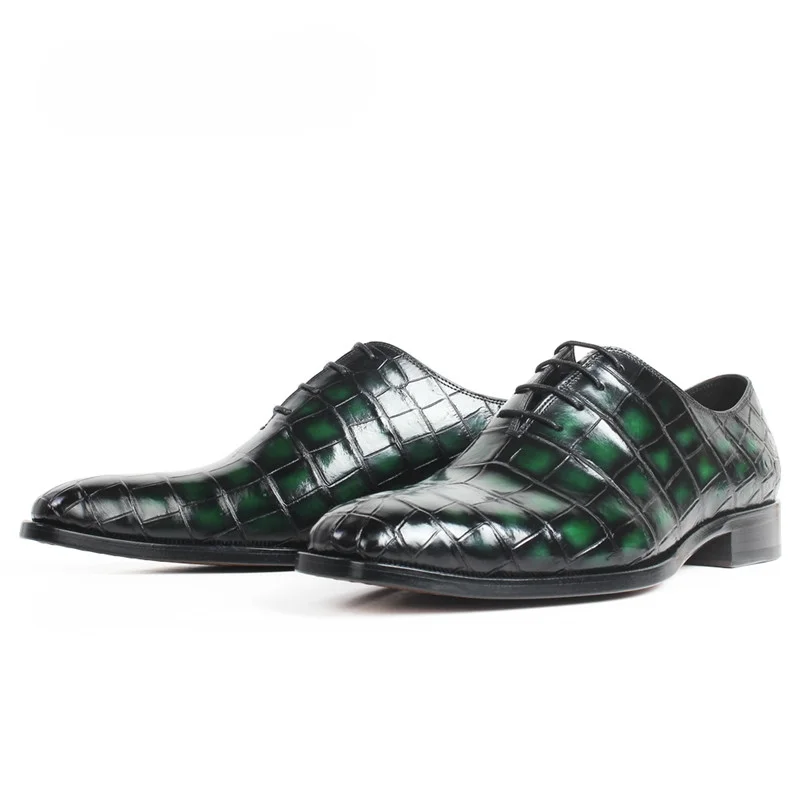 

Crocodile Leather Men dress shoes Men's Leather Shoes - Durable, Comfortable, Breathable & Stylish