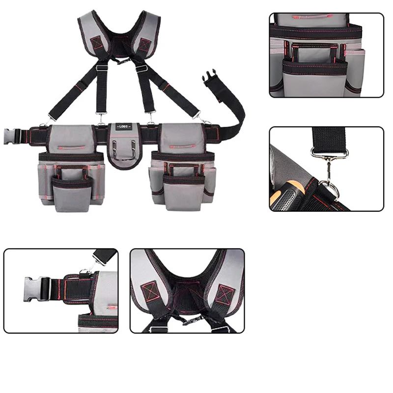 Multifunktionale Gartengeräte, Hüfttaschen, Elektriker-Werkzeuge, Vorhautriemen-Kombinationsset, multifunktionaler Ausrüstungsanzug